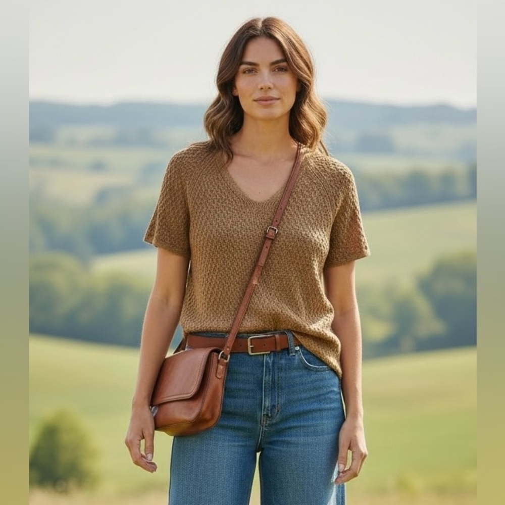 J.Jill Textured boucle Blouse